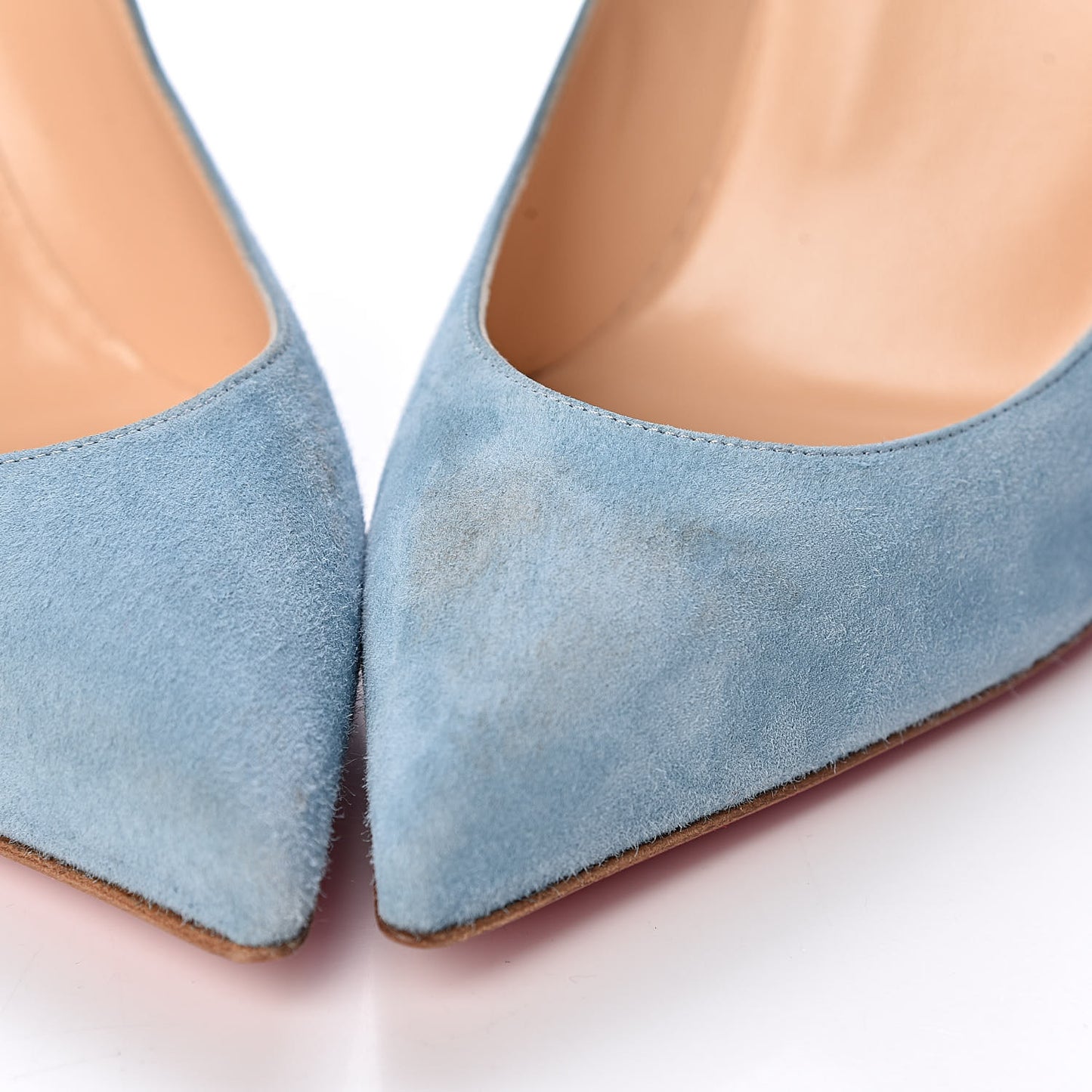 Veau Velours Pigalle Follies 100 Pumps 40 Celeste