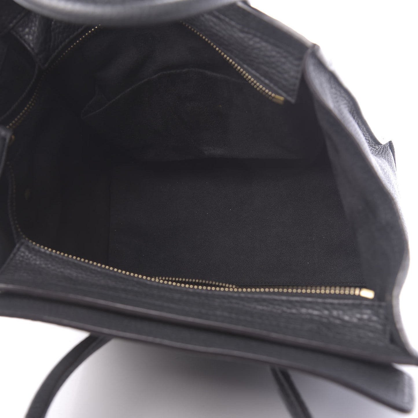 Drummed Calfskin Micro Luggage Anthracite