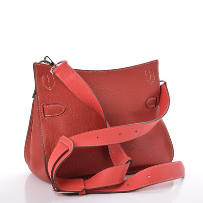 Hermes Taurillon Clemence Jypsiere 31 Sanguine Bougainvillea 3 of 9