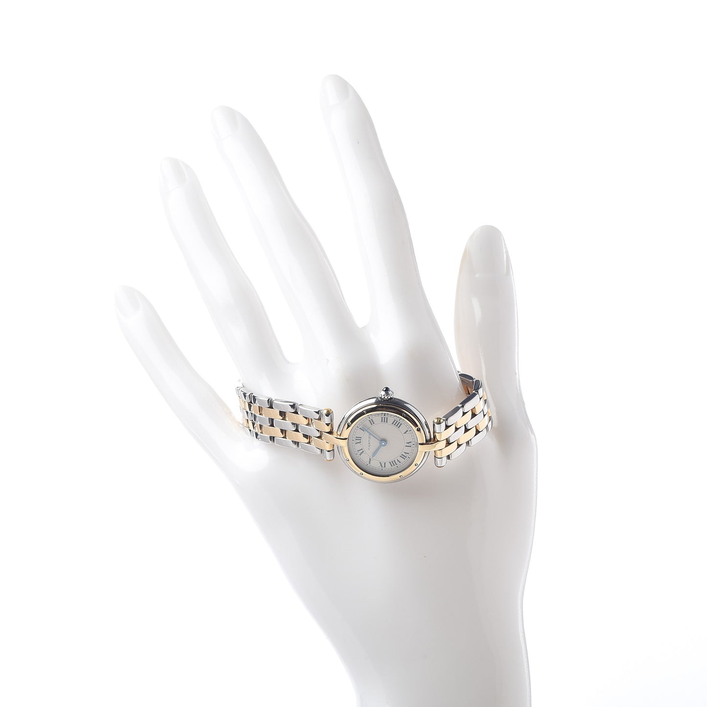Stainless Steel 18K Yellow Gold 24mm Panthere Vendome Quartz Watch