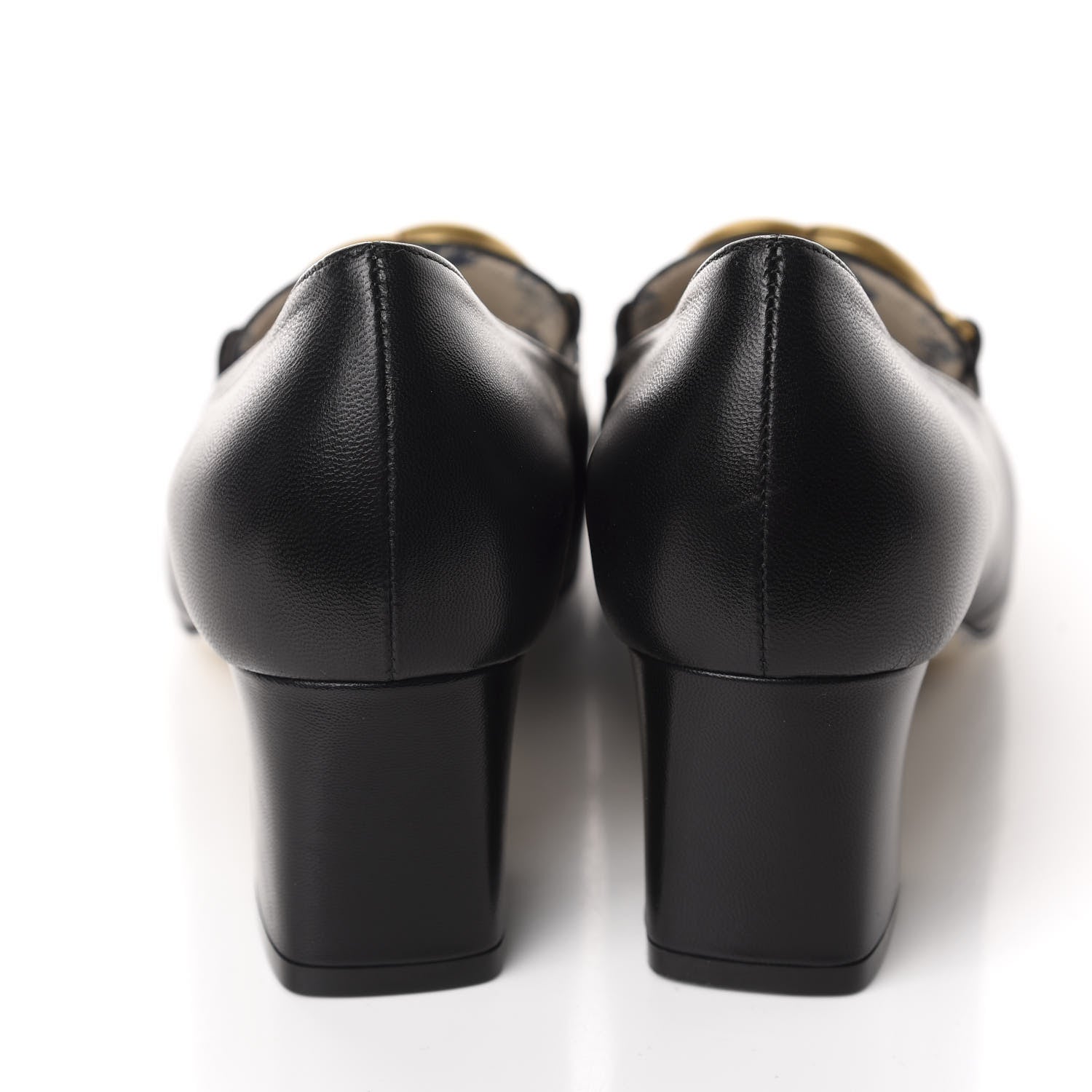 Gucci Malaga Kid GG Victoire 55mm Loafer Pumps 37.5 Black 6 of 11