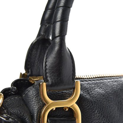 Chloe Calfskin Small Marcie Satchel Black 11 of 12