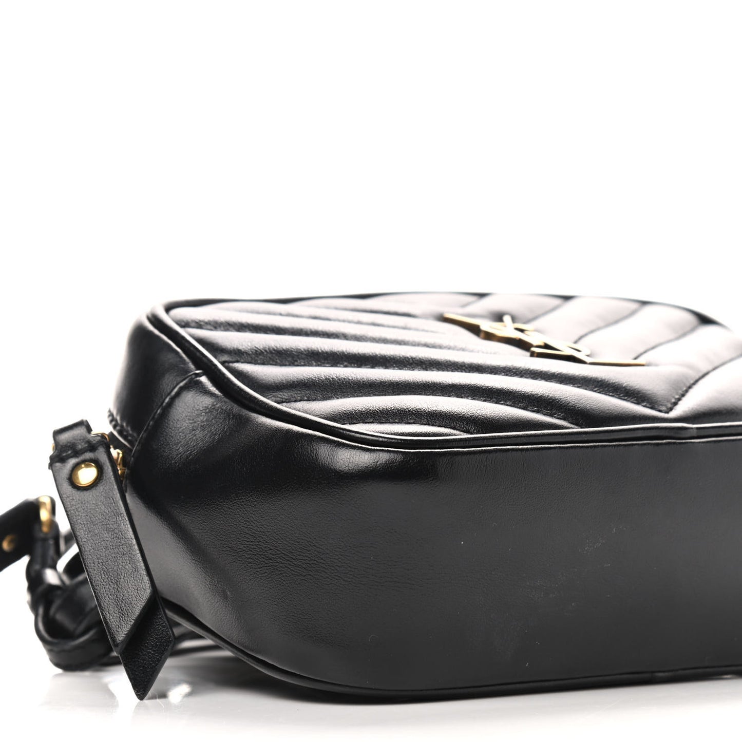 Calfskin Matelasse Monogram Lou Belt Bag Black