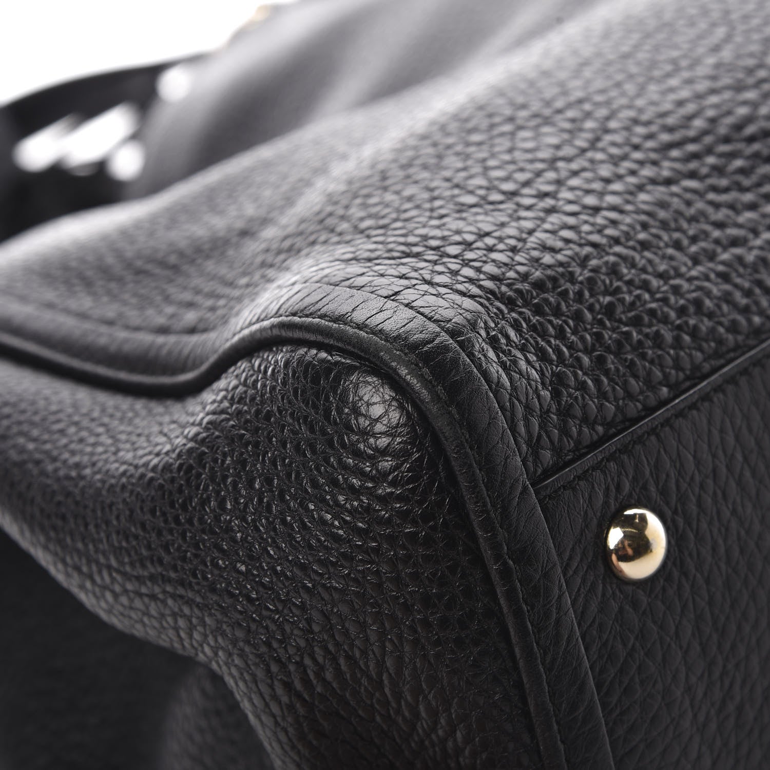 Gucci Pebbled Calfskin Medium Soho Shoulder Bag Black 12 of 15