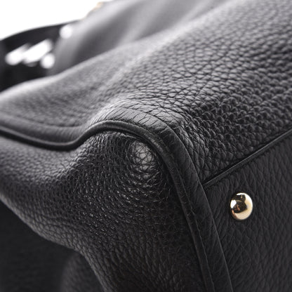 Gucci Pebbled Calfskin Medium Soho Shoulder Bag Black 12 of 15