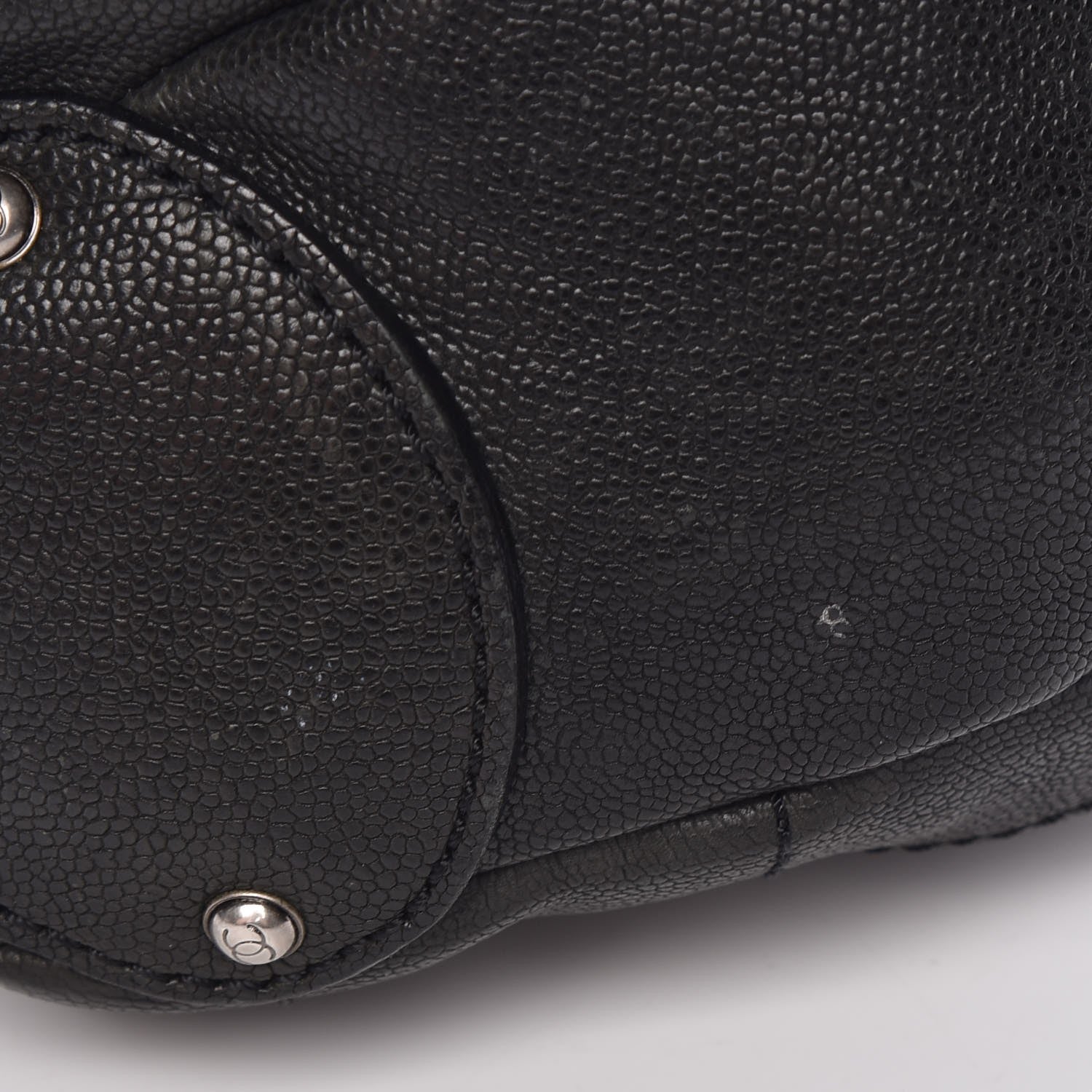 Chanel Caviar Stitched Outdoor Ligne Hobo Black 13 of 15