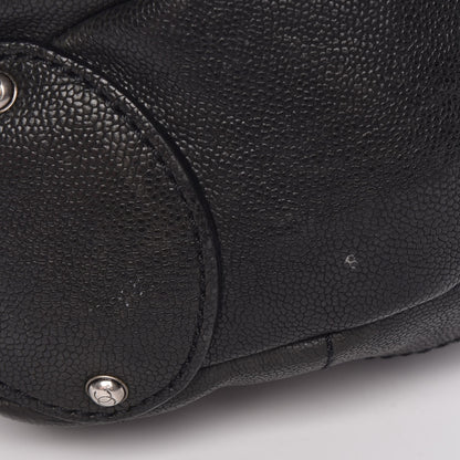 Chanel Caviar Stitched Outdoor Ligne Hobo Black 13 of 15