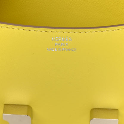 Hermes Swift Constance 18 Lime 6 of 11