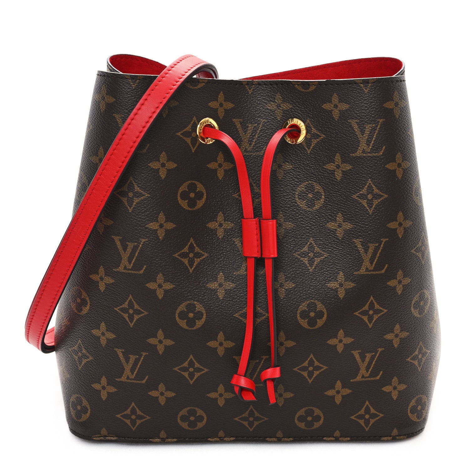 Louis Vuitton Monogram Neonoe MM Coquelicot 1 of 9