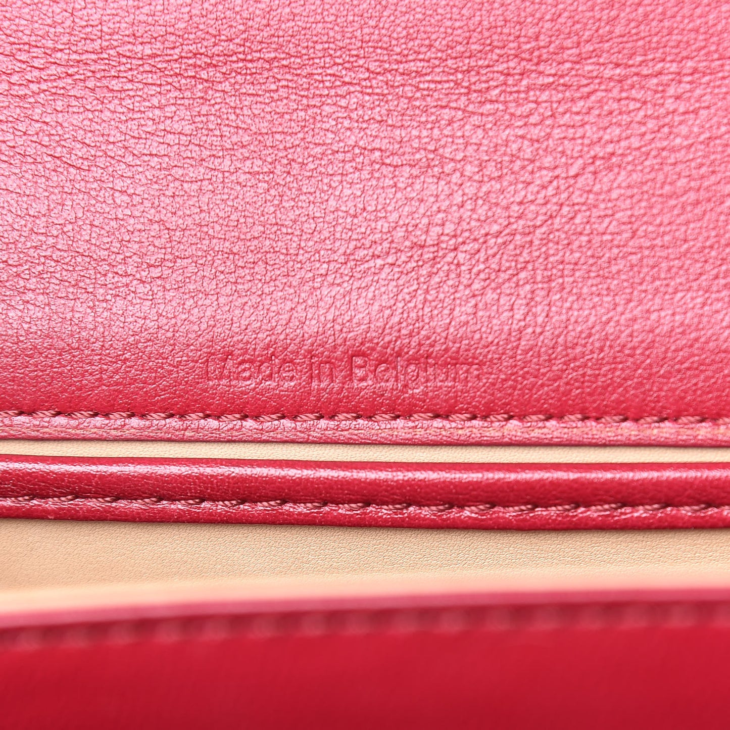Smooth Calfskin Micro Tempete Satchel Framboise