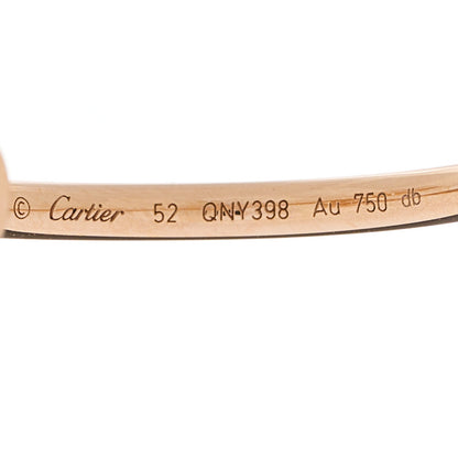 Cartier 18K Pink Gold Small Juste Un Clou Ring 52 6 4 of 5