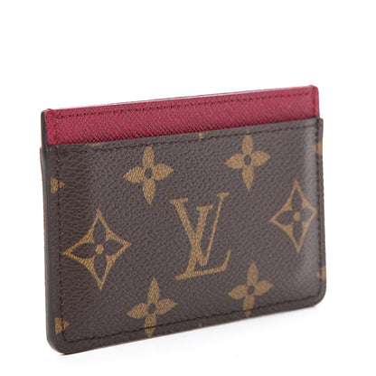 Louis Vuitton Monogram Card Holder Fuchsia 2 of 8