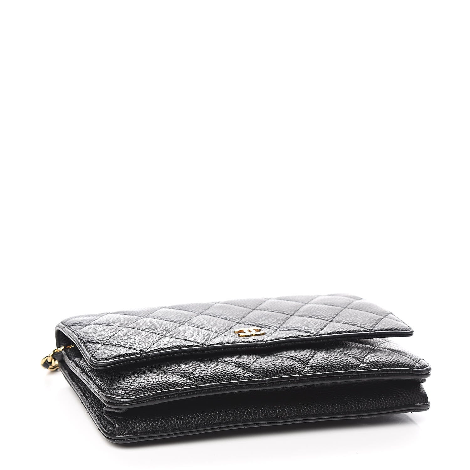Chanel Caviar Quilted Wallet On Chain WOC Black 4 of 16