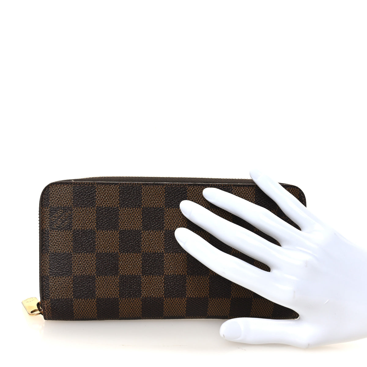 Louis Vuitton Damier Ebene Zippy Wallet 2 of 8