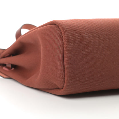 Hermes Vache Hunter Toile Herbag Zip 31 PM Rouge H 10 of 14