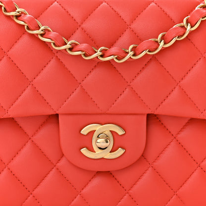 Chanel Lambskin Quilted Small Double Flap Red 8 of 12