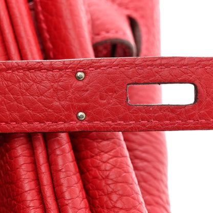 Hermes Togo Birkin 35 Rouge Casaque 7 of 11