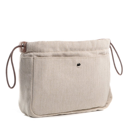 Hermes Canvas Barenia Fourbi 20 PM Pouch Naturel Fauve 3 of 6
