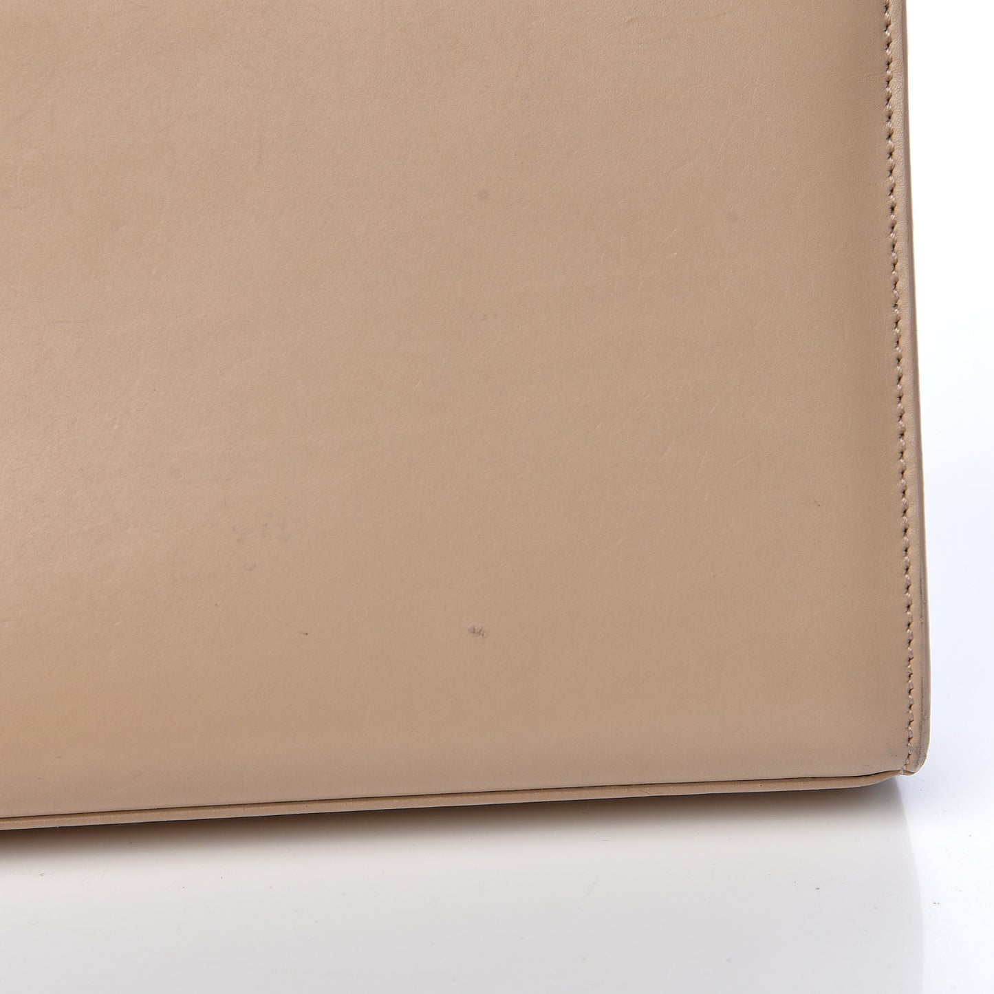 Smooth Calfskin Cassandre Clutch Nude Powder