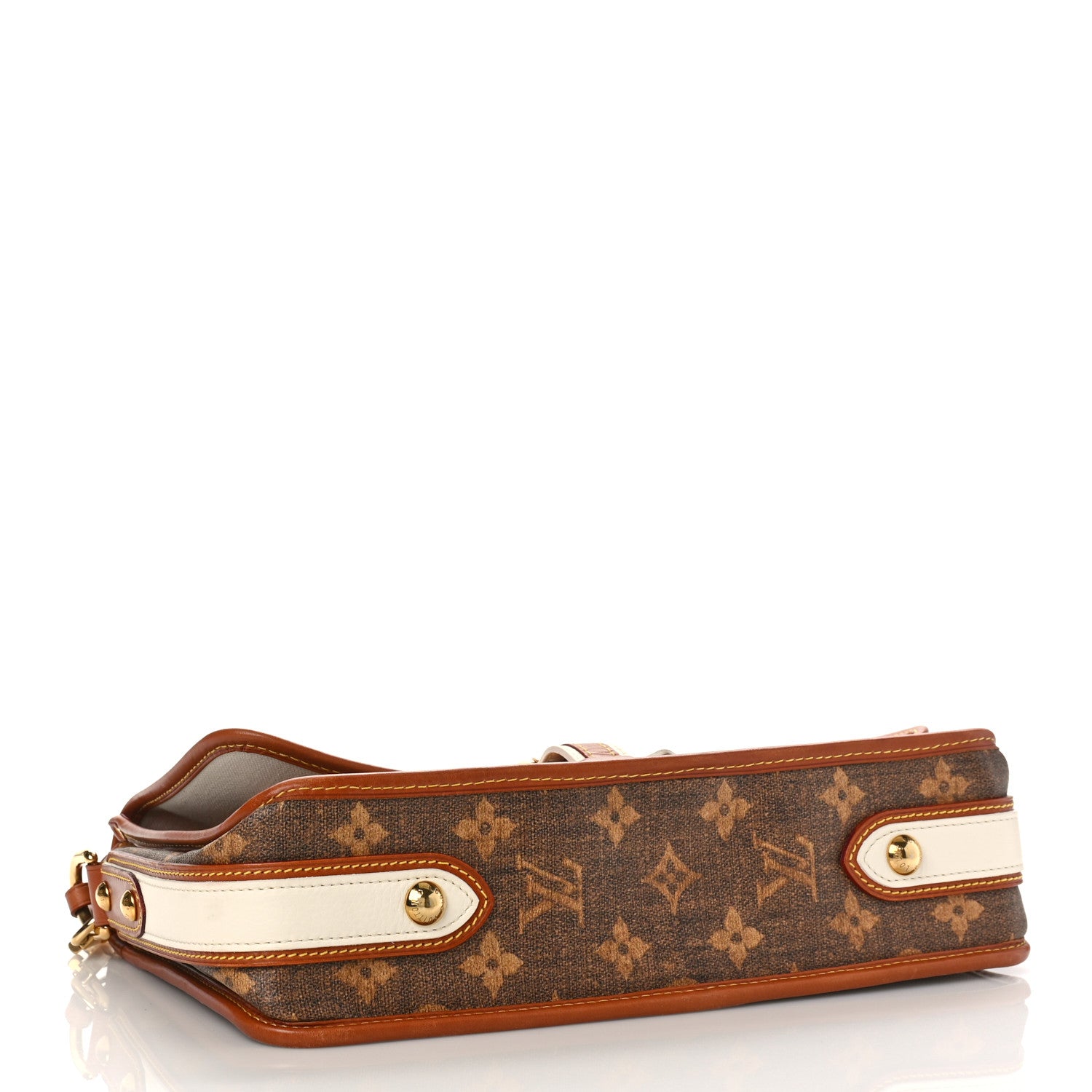 Louis Vuitton Monogram Rayures Tisse Clutch Red 4 of 9
