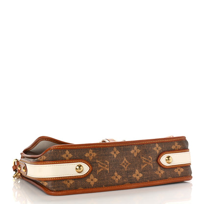 Louis Vuitton Monogram Rayures Tisse Clutch Red 4 of 9