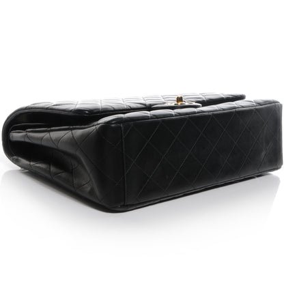 Chanel Lambskin Quilted Maxi Double Flap Black 4 of 9