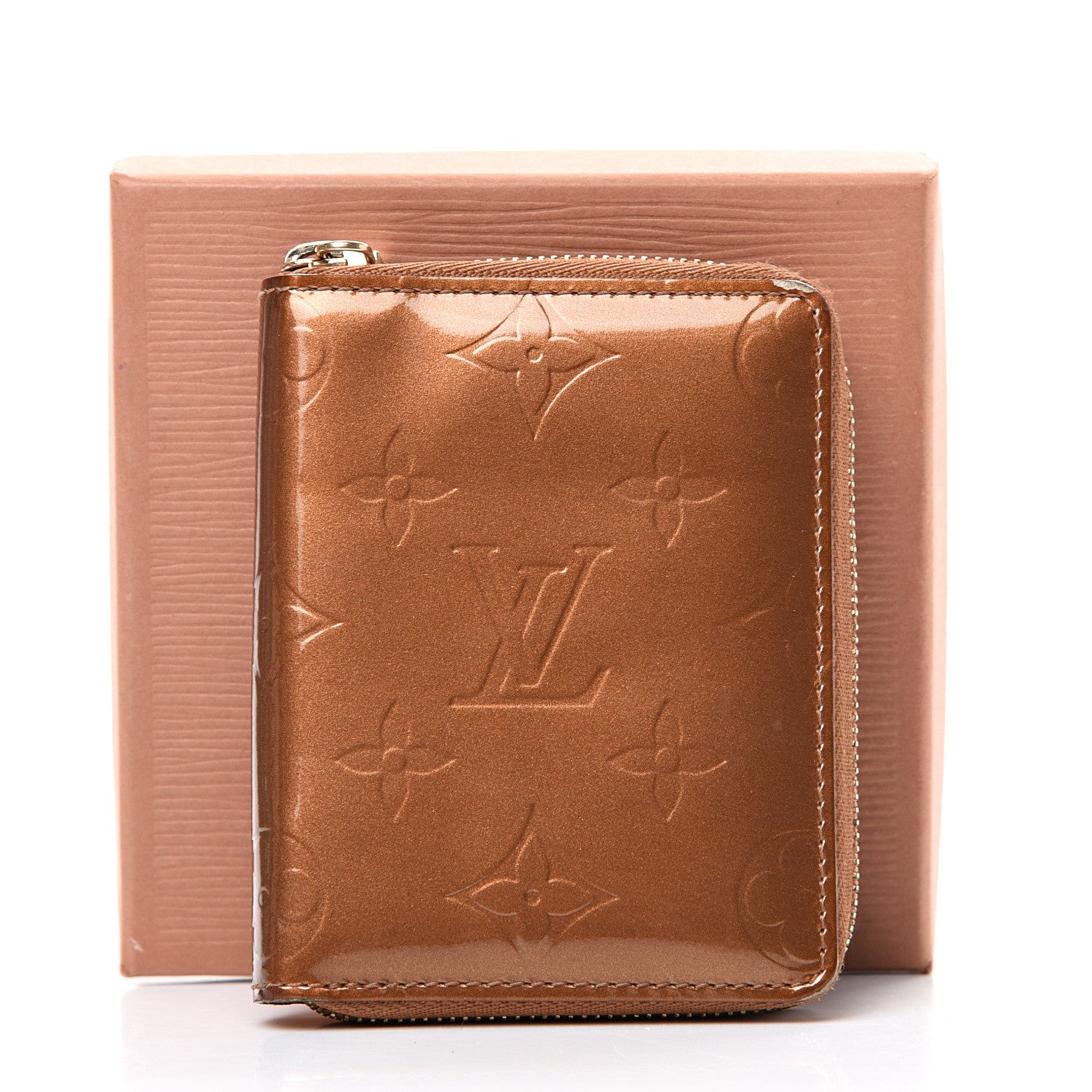 Louis Vuitton Vernis Broome Zip Wallet Bronze 13 of 13