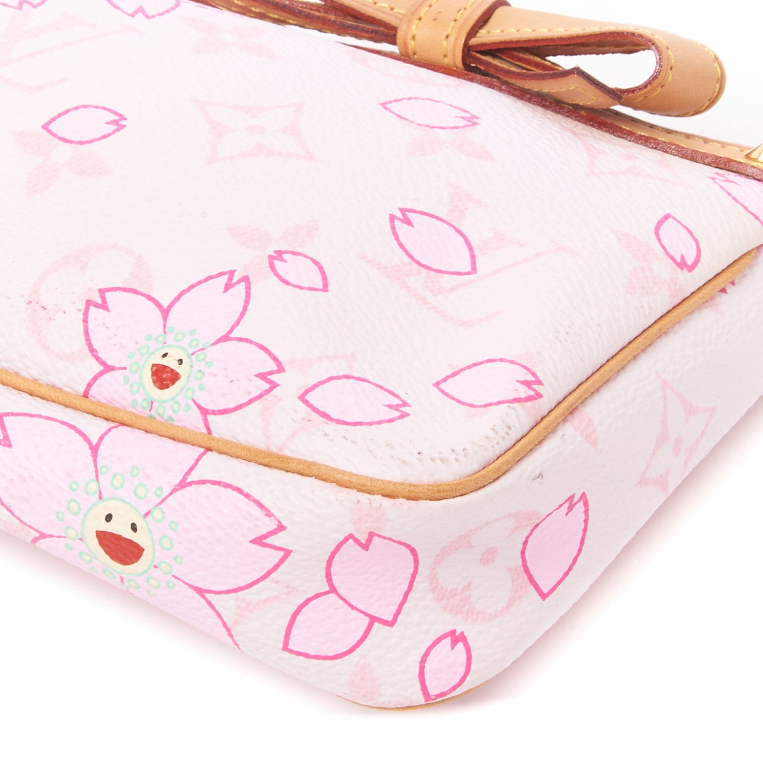 Louis Vuitton Monogram Cherry Blossom Pochette Accessories Pink 7 of 7