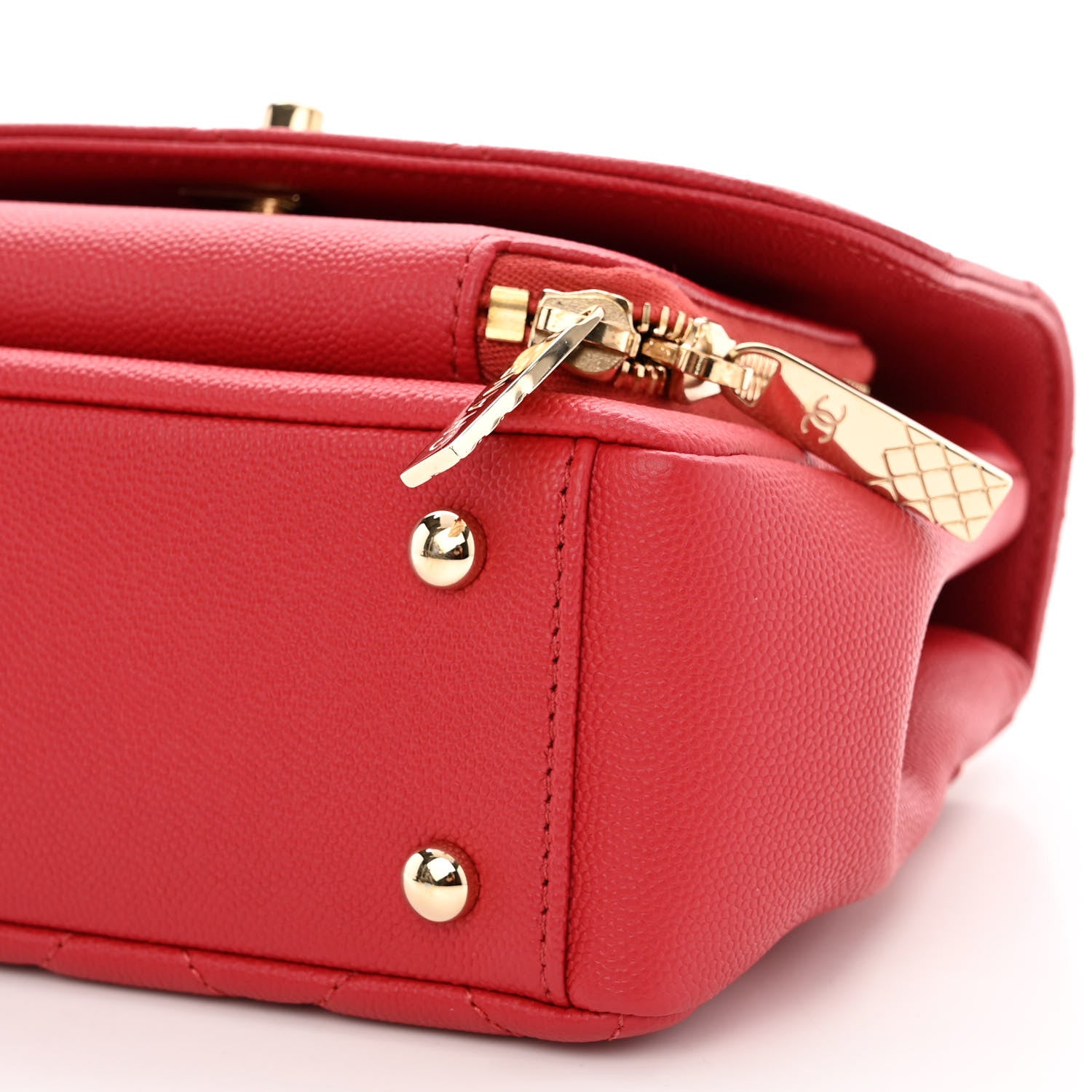 Chanel Caviar Quilted Small Business Affinity Flap Red 10 of 11