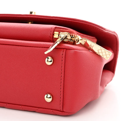 Chanel Caviar Quilted Small Business Affinity Flap Red 10 of 11