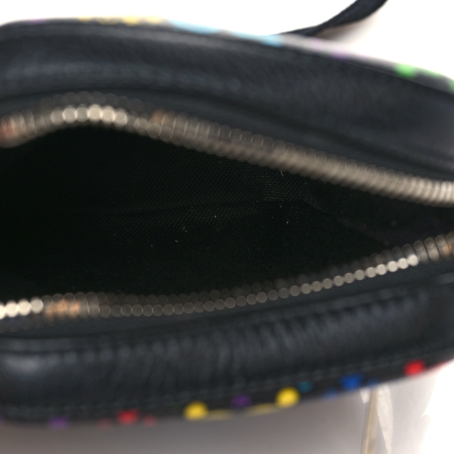Gucci GG Supreme Monogram Psychedelic Messenger Bag Black 5 of 7