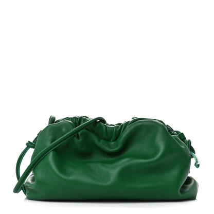 Mansur Gavriel Lambskin Mini Cloud Clutch Green 1 of 10