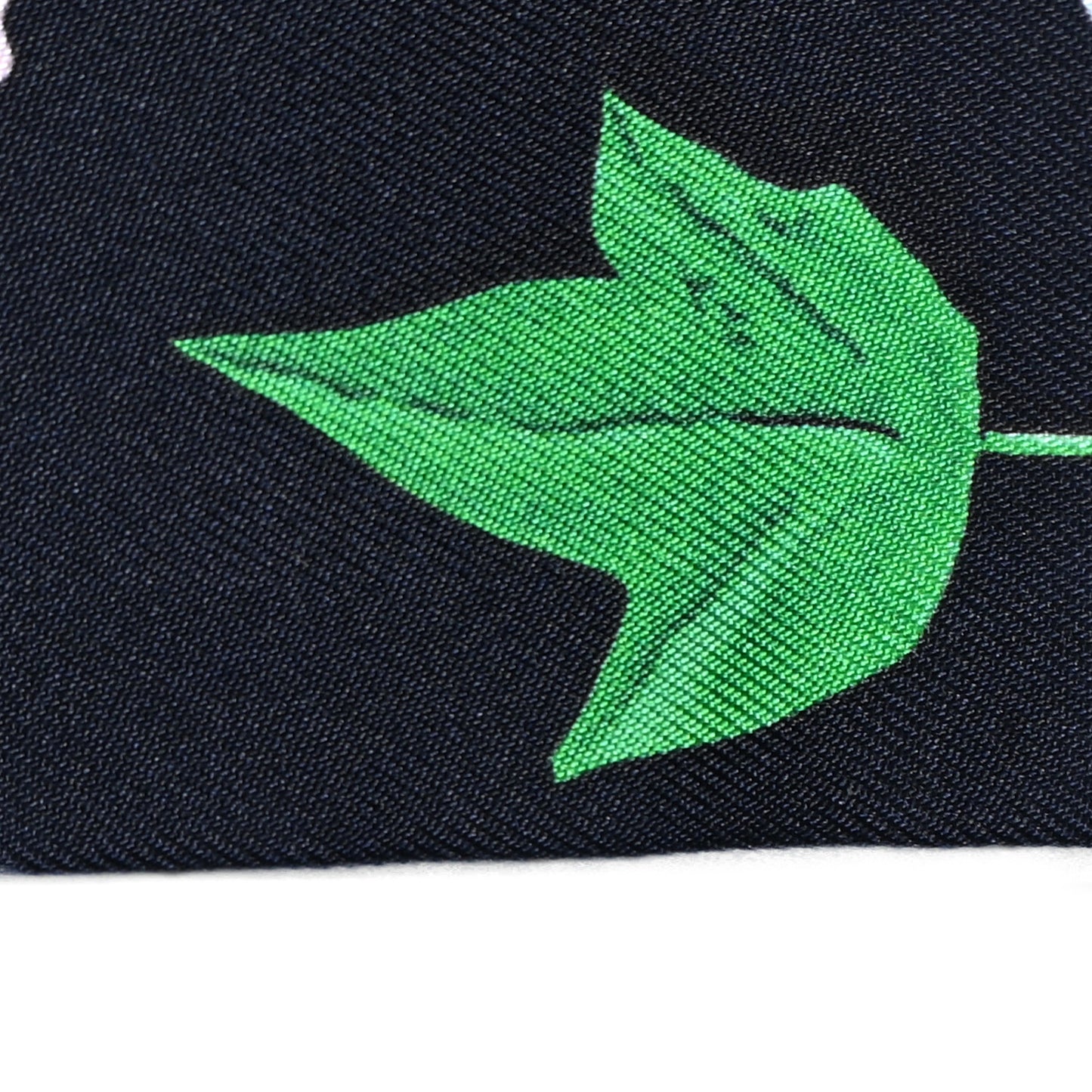 Silk In The Pocket Twilly Marine Vert Vif Rouge