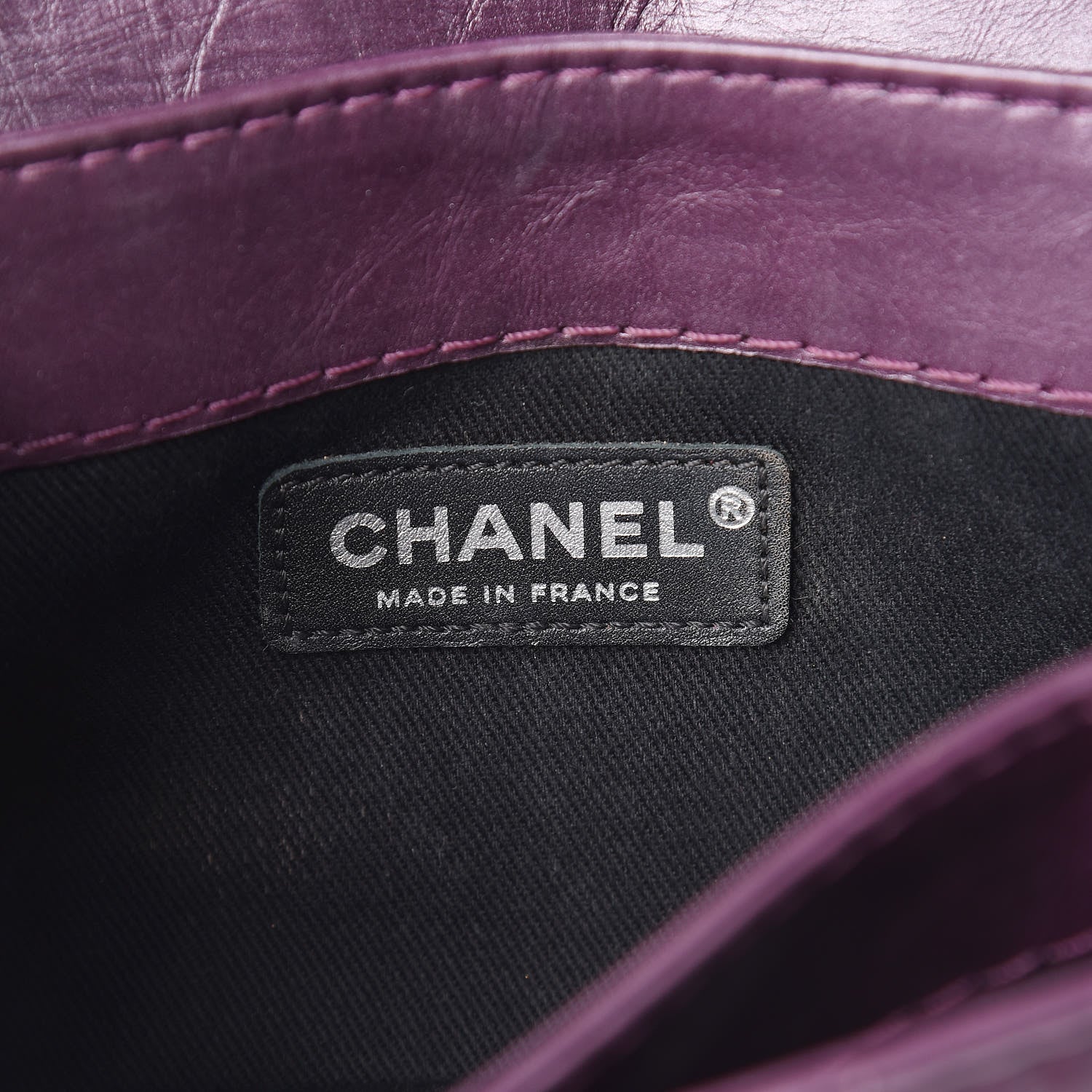 Chanel Calfskin Mineral Nights Mini Flap Dark Purple 6 of 10