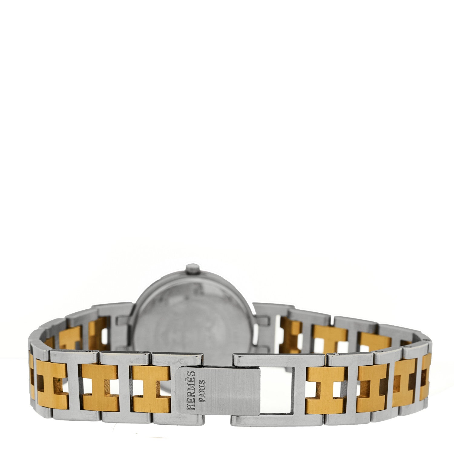 Hermes Stainless Steel 24mm Windsor Quartz Watch Gold 3 of 4