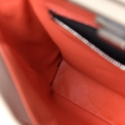 Fendi Vitello Morgan Shiny Nappa Medium Peekaboo Iconic Satchel Latte Azalea 11 of 29