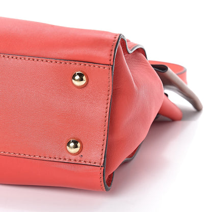 Valentino Garavani Nappa Large Aphrodite Bow Satchel Coral 8 of 9