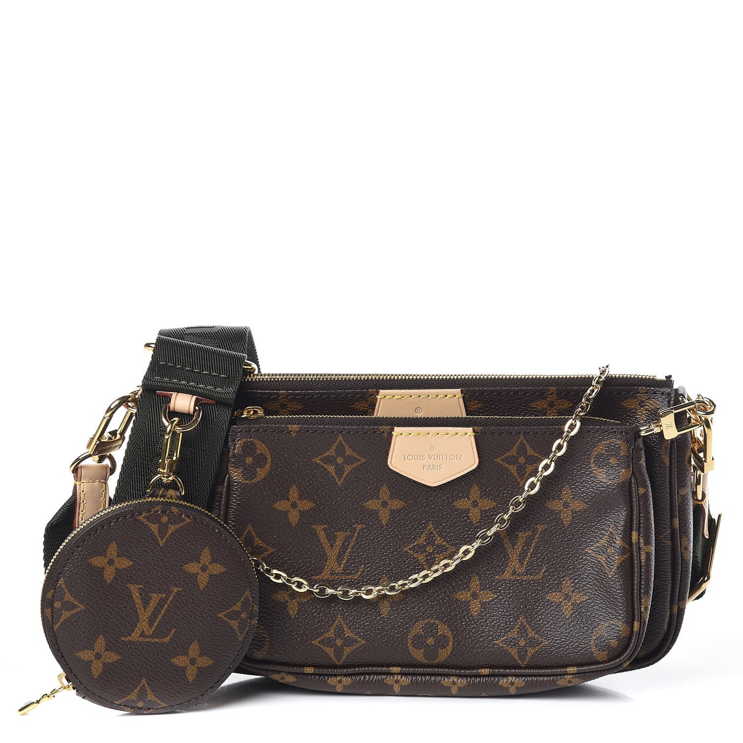 Louis Vuitton Monogram Multi Pochette Accessories Kaki 1 of 12