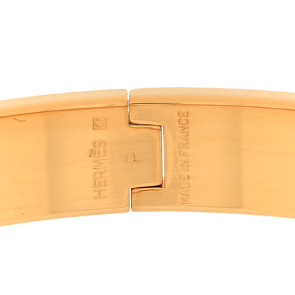 Hermes Enamel Narrow Clic Clac H Bracelet GM Black 4 of 5