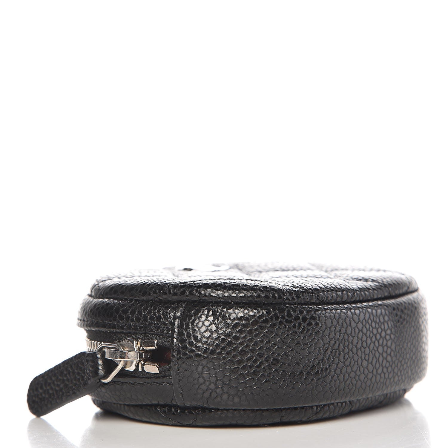 Chanel Caviar Quilted Zip Around Classic Coin Purse Black 4 of 8
