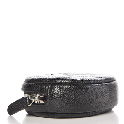 Chanel Caviar Quilted Zip Around Classic Coin Purse Black 4 of 8