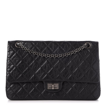 Chanel Aged Calfskin Quilted 2.55 Reissue 226 Flap Black 1 of 7