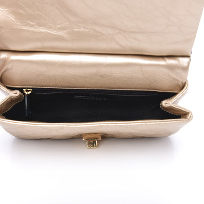 Chanel Aged Calfskin Quilted 2.55 Reissue Mini Hanger Flap Gold 4 of 9