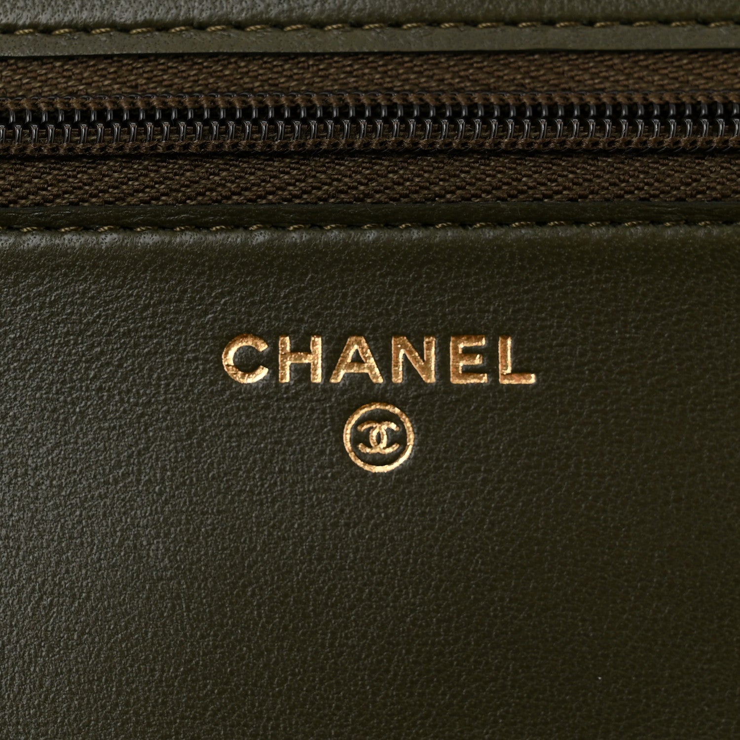 Chanel Lambskin Quilted Pick Me Up Wallet On Chain WOC Green 6 of 12