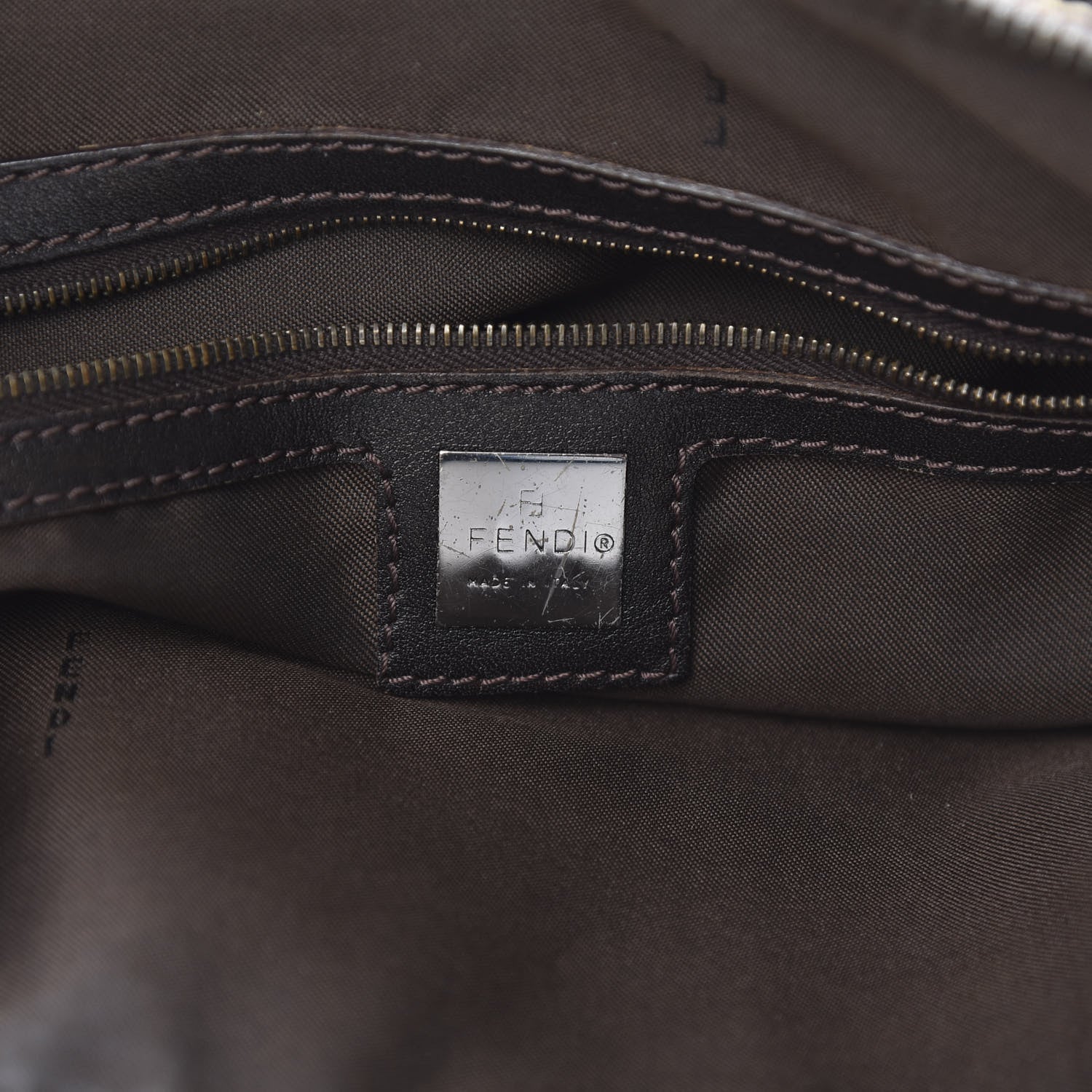 Fendi Zucchino Tote Brown 6 of 17