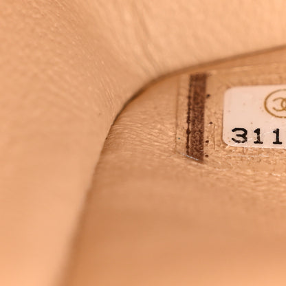 Chanel Caviar Quilted Medium Double Flap Beige 7 of 11