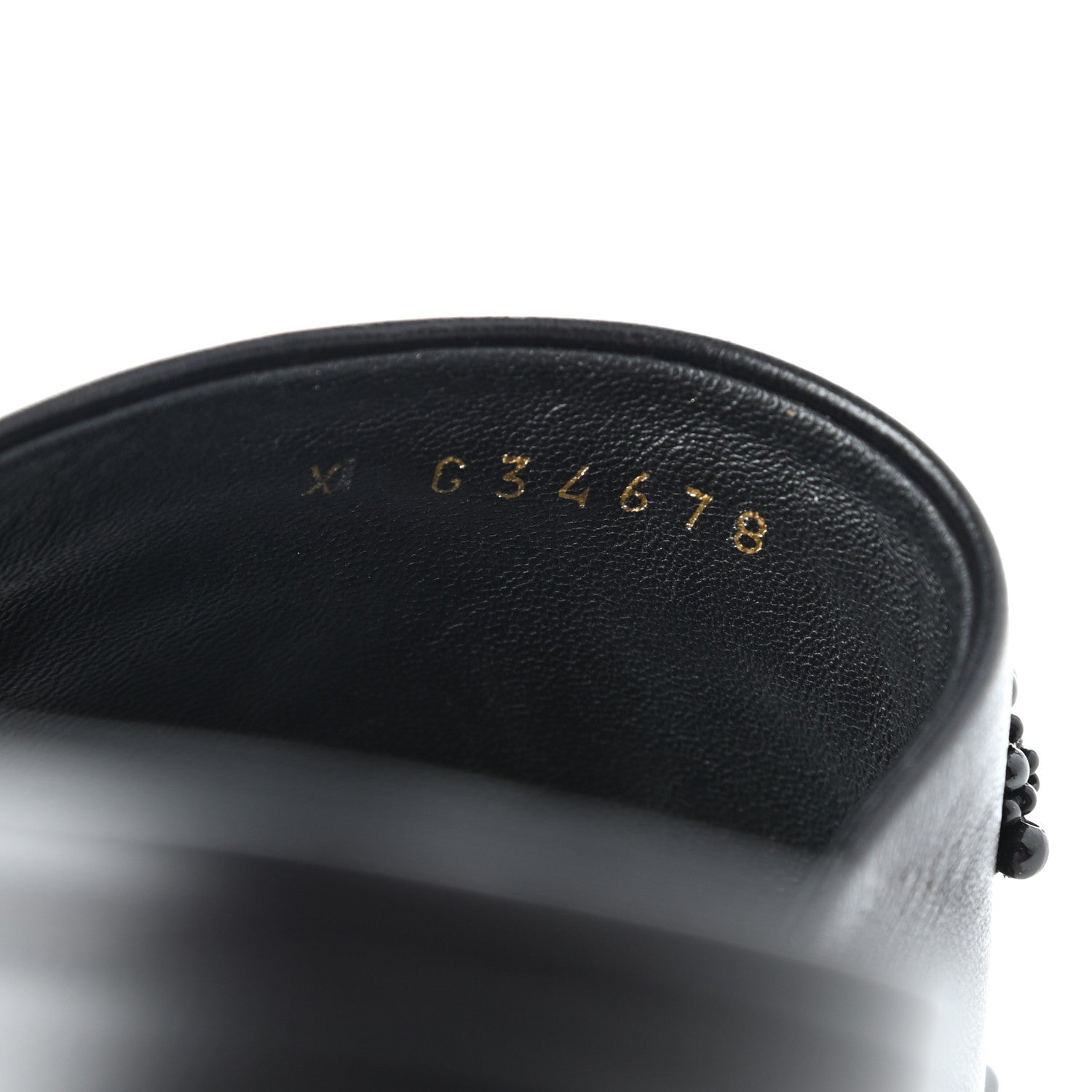 Chanel Lambskin Beaded CC Mules 39 Black 8 of 9