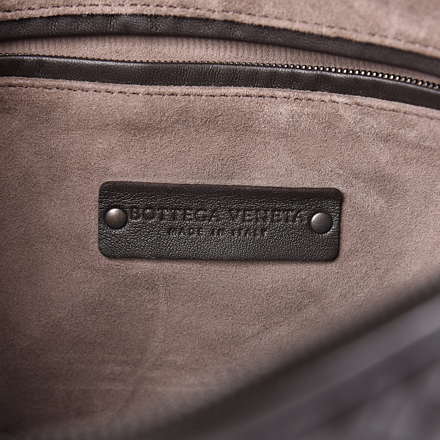 Nappa Intrecciato Pillow Crossbody Messenger Ebano