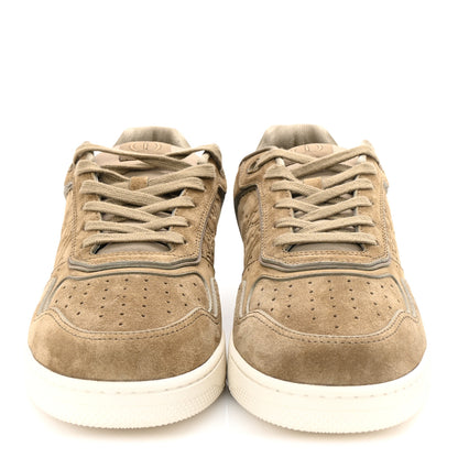 Christian Dior Suede Calfskin Mens B27 Uptown Low Top Sneaker 43 Khaki 3 of 9