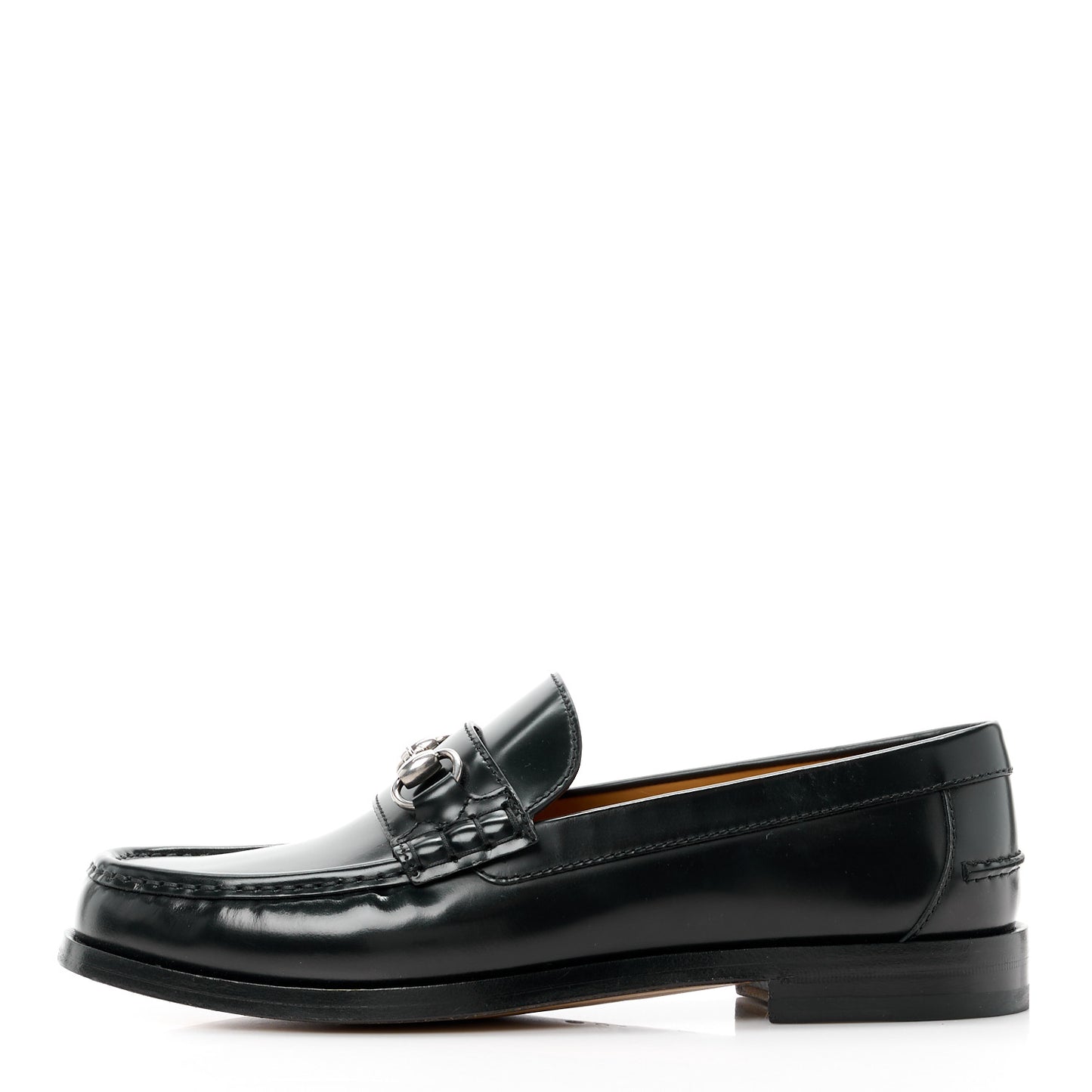 Mandala Goatskin Mens Horsebit Loafers 10 Black